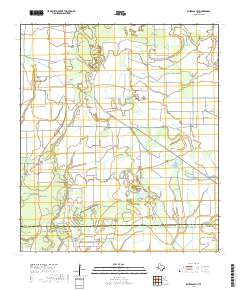 Whites Bayou 2019 topographic map thumbnail