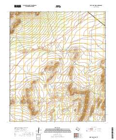 Wolf Camp Hills 2019 topographic map thumbnail