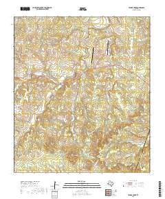 Yeager Creek 2019 topographic map thumbnail