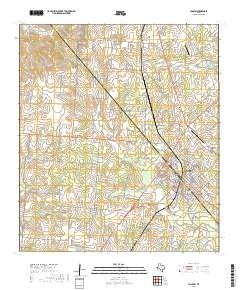 Yoakum 2019 topographic map thumbnail