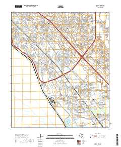 Ysleta 2019 topographic map thumbnail