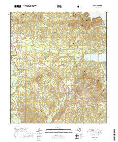 Zavalla 2019 topographic map thumbnail