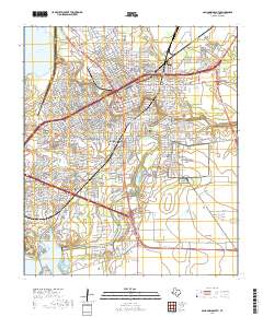 San Angelo South 2019 topographic map thumbnail