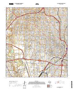 San Antonio West 2019 topographic map thumbnail
