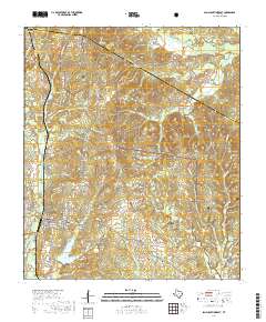 San Augustine East 2019 topographic map thumbnail