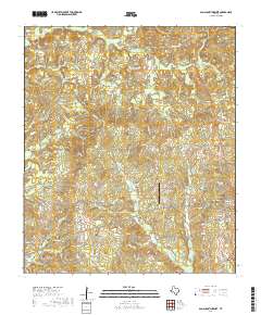 San Augustine West 2019 topographic map thumbnail