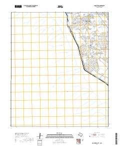 San Elizario 2019 topographic map thumbnail
