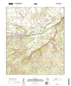 San Saba 2019 topographic map thumbnail