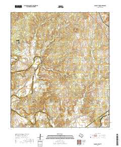 San Saba Peak 2019 topographic map thumbnail