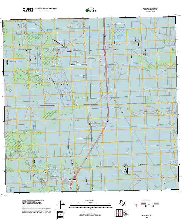 Rosharon 2019 topographic map thumbnail