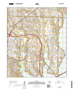 Rowlett 2019 topographic map thumbnail