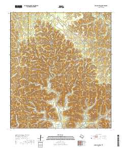 Sabinal Canyon 2019 topographic map thumbnail