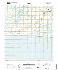 Sabine Pass 2019 topographic map thumbnail