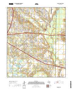 Seagoville 2019 topographic map thumbnail