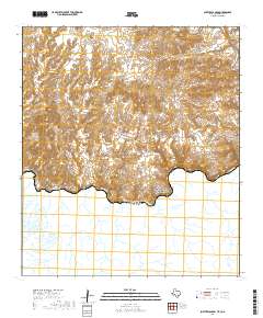 Shafter Canyon 2019 topographic map thumbnail