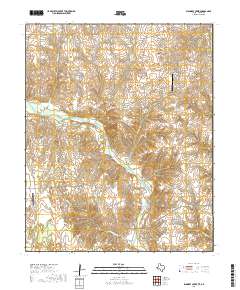 Shinnery Creek 2019 topographic map thumbnail