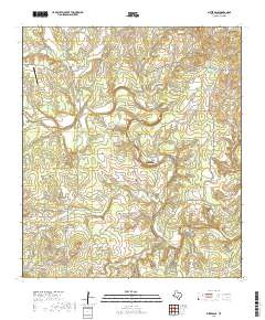 Sisterdale 2019 topographic map thumbnail