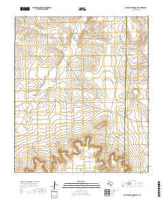South Mustang Draw SE 2019 topographic map thumbnail