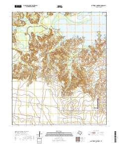 Southwest Lake Kemp 2019 topographic map thumbnail