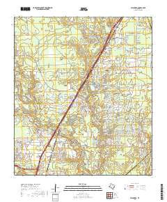 Splendora 2019 topographic map thumbnail