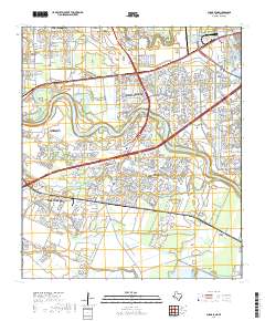 Sugar Land 2019 topographic map thumbnail