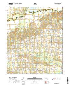 Sulphur Bluff 2019 topographic map thumbnail