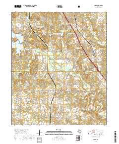 Sunset 2019 topographic map thumbnail
