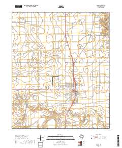 Tahoka 2019 topographic map thumbnail
