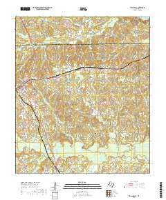 Tenaha East 2019 topographic map thumbnail