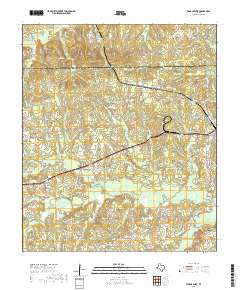 Tenaha West 2019 topographic map thumbnail