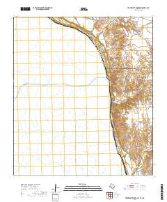 Tequesquite Creek SW 2019 topographic map thumbnail