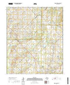 Terrell North 2019 topographic map thumbnail