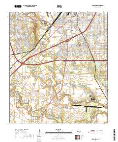 Terrell Wells 2019 topographic map thumbnail