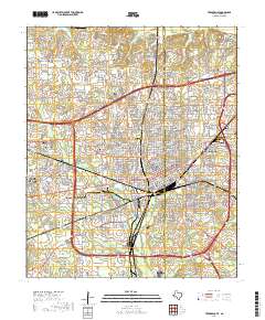 Texarkana 2019 topographic map thumbnail
