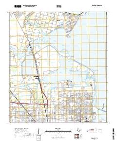 Texas City 2019 topographic map thumbnail