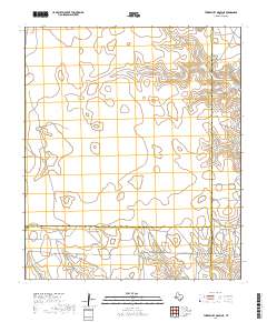 Three Bluff Draw NE 2019 topographic map thumbnail