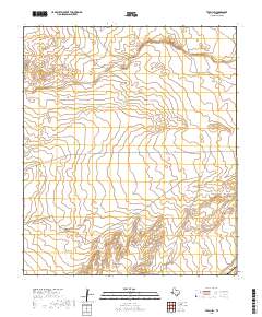 Toyah SW 2019 topographic map thumbnail