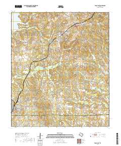 Troup East 2019 topographic map thumbnail