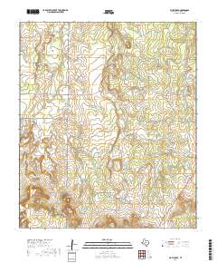 Bluff Creek 2019 topographic map thumbnail