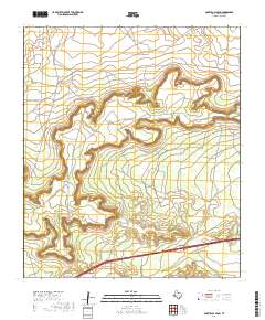 Bootleg Canyon 2019 topographic map thumbnail