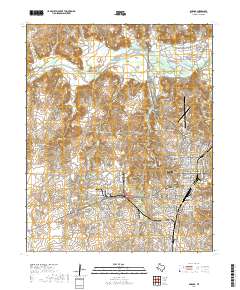 Borger 2019 topographic map thumbnail