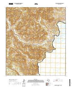 Bourland Canyon 2019 topographic map thumbnail