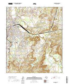 Brownwood 2019 topographic map thumbnail