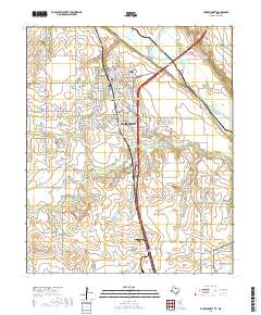 Burkburnett 2019 topographic map thumbnail