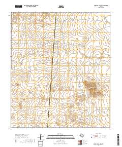 Burnt Spring Hills 2019 topographic map thumbnail