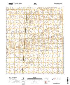 Burnt Spring Hills SE 2019 topographic map thumbnail