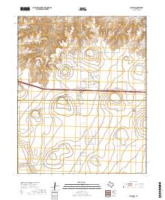 Bushland 2019 topographic map thumbnail
