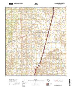 Callaghan Ranch South 2019 topographic map thumbnail