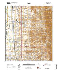 Canutillo 2019 topographic map thumbnail