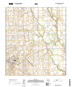 Carrizo Springs East 2019 topographic map thumbnail